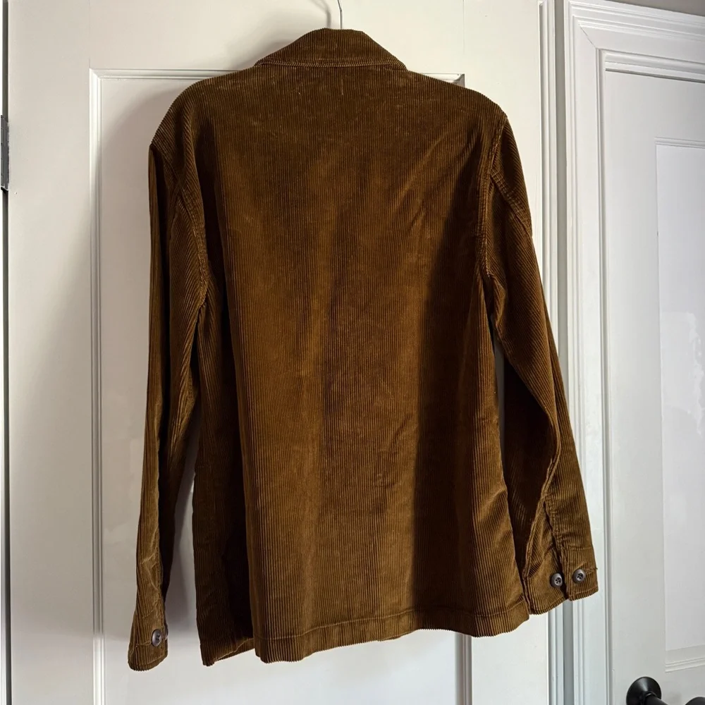 J. Crew Brown Corduroy Shirt Jacket - Picture 4 of 5